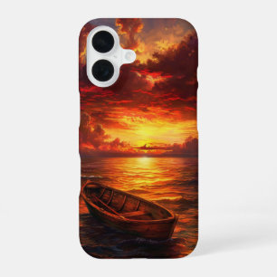 Funda Para iPhone 16 Atardecer sobre el océano