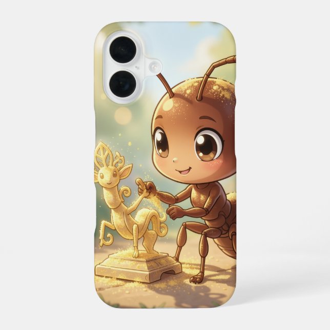 Funda Para iPhone 16 Auf den Spuren des Blütengoldes.1 (Reverso )