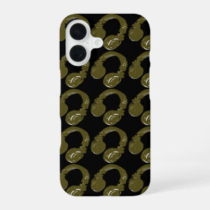 Funda Para iPhone 16 auriculares de dj