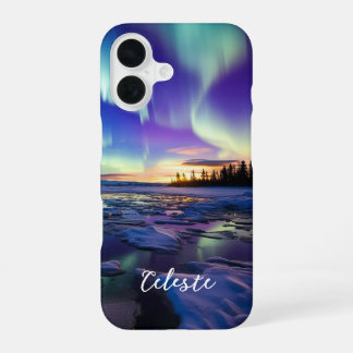 Funda Para iPhone 16 Aurora Borealis Iricent Twilight