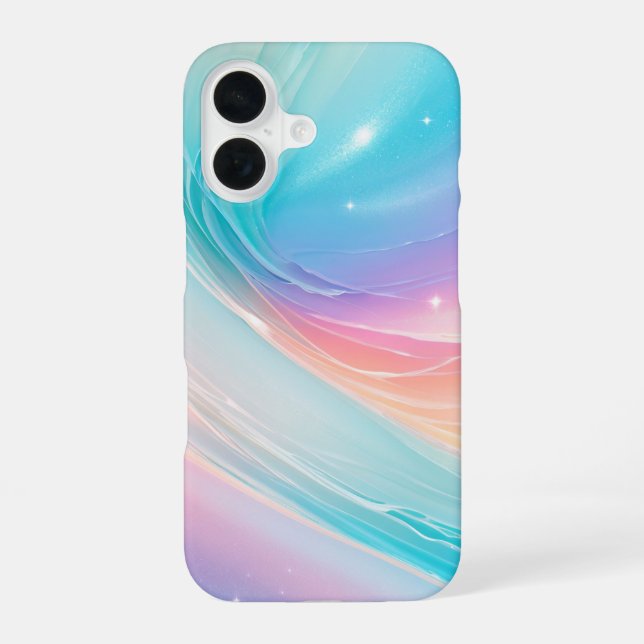 Funda Para iPhone 16 Aurora Swirl - Dreamy Light Vortex Phone Case (Reverso )