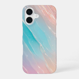 Funda Para iPhone 16 Aurora Wave Pastel Gradient Phone Case