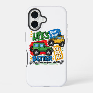 Funda Para iPhone 16 Aventura Todo Terreno Libertad 4x4 en Cuatro Rueda