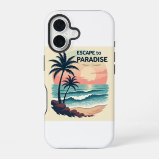 Funda Para iPhone 16 Aventuras Costeras Vintage Retro Escapes