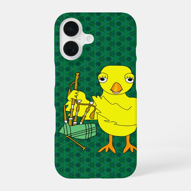Funda Para iPhone 16 Bagpipe Chick (Reverso )
