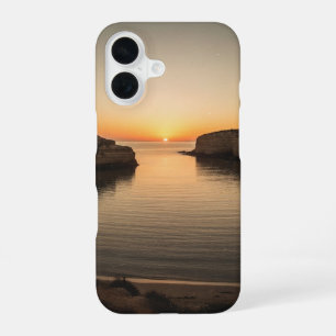 Funda Para iPhone 16 Bahía del Océano Vintage al sol declinante