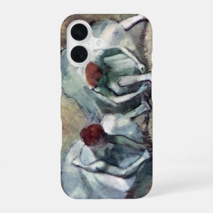 Funda Para iPhone 16 Bailarinas atándose los zapatos por Edgar Degas