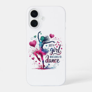 Funda Para iPhone 16 Baile Retro Solo Una Chica Que Ama Bailar