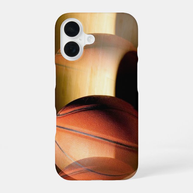 Funda Para iPhone 16 Baloncesto (Reverso )