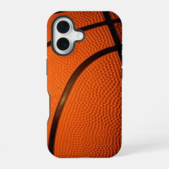 Funda Para iPhone 16 Baloncesto (Reverso )