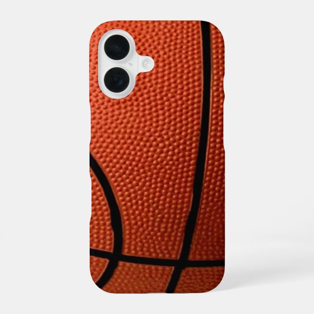 Funda Para iPhone 16 Baloncesto (Reverso )