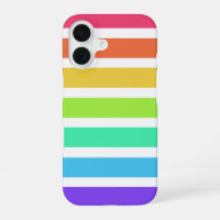 Bandas de arco iris brillante estuche para iPhone