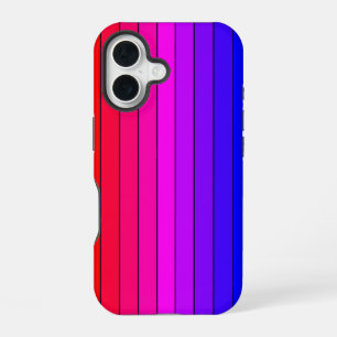 Funda Para iPhone 16 Bandas de degradado coloridas
