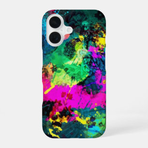 Funda Para iPhone 16 bandeja de pintura colorida