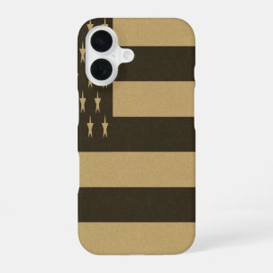 Funda Para iPhone 16 Bandera Americana Retro