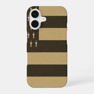Funda Para iPhone 16 Bandera Americana Retro