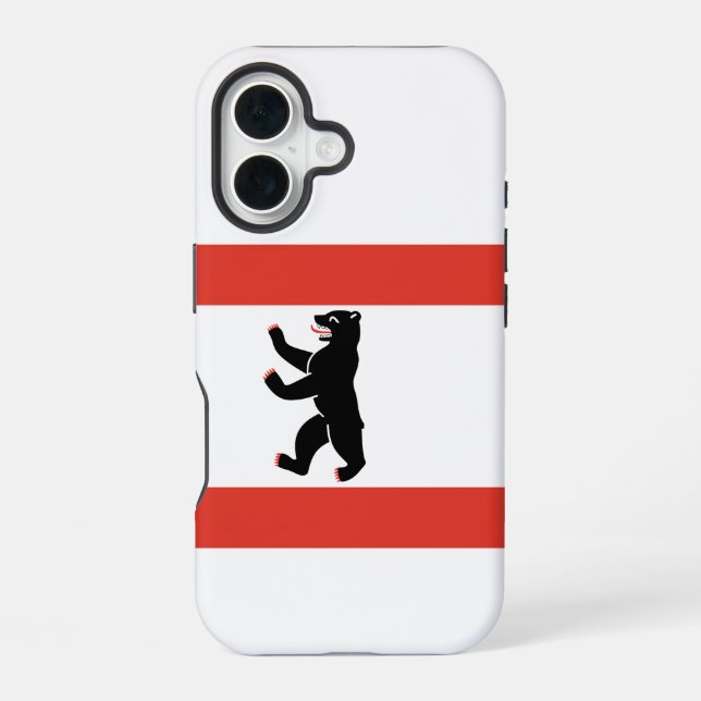 Funda Para iPhone 16 Bandera de Berlín (Reverso )