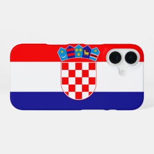 Funda Para iPhone 16 Bandera de Croacia