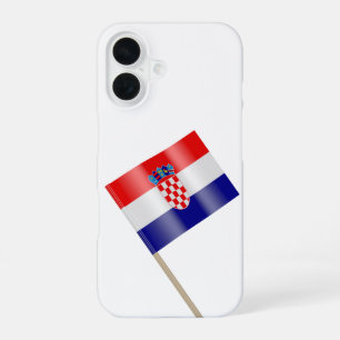 Funda Para iPhone 16 Bandera de Croacia