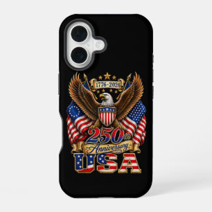 Funda Para iPhone 16 Bandera de EE. UU. 250 Aniversario 250 Años Americ