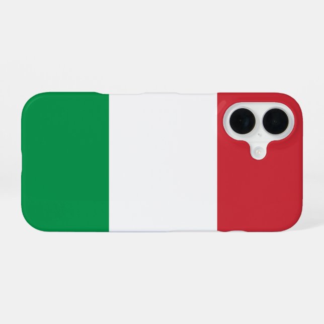 Funda Para iPhone 16 Bandera de Italia (Reverso Horizontal)