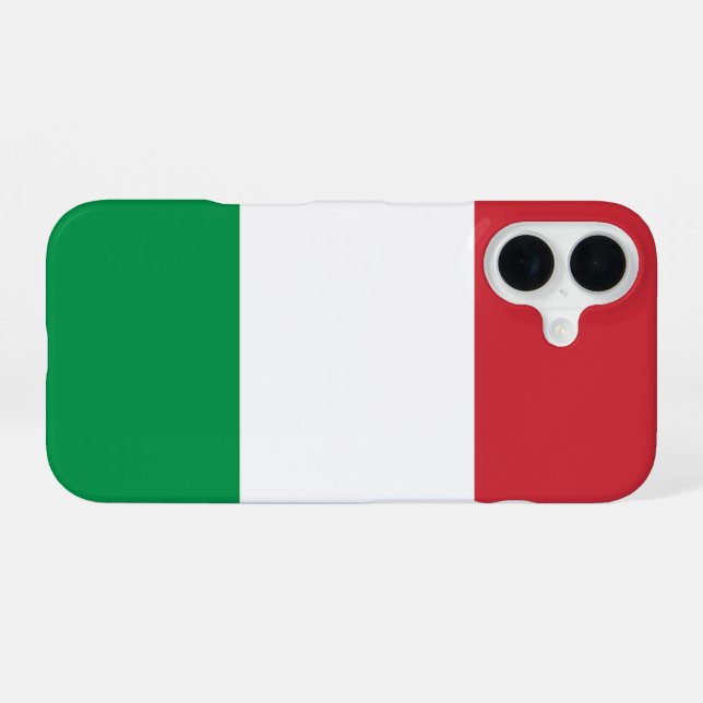 Funda Para iPhone 16 Bandera de Italia (Reverso Horizontal)