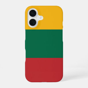 Funda Para iPhone 16 Bandera de Lituania