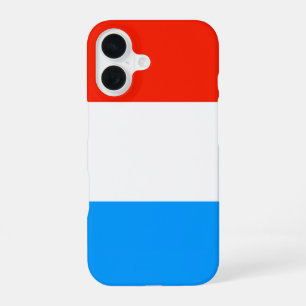Funda Para iPhone 16 Bandera de Luxemburgo