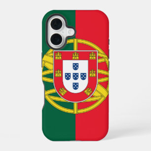 Funda Para iPhone 16 Bandera de Portugal