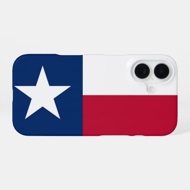 Funda Para iPhone 16 Bandera de Texas (Reverso Horizontal)