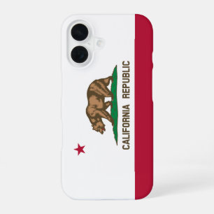 Funda Para iPhone 16 Bandera del oso de la República de California: Est