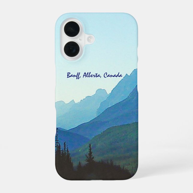 Funda Para iPhone 16 Banff Jasper Azul (Reverso )