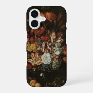 Funda Para iPhone 16 Barroco Antiguo, Flores de Bodegón Floral en Jarró
