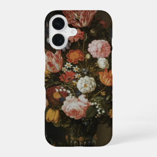 Funda Para iPhone 16 Barroco vintage, pieza floral de Bosschaert, ancia