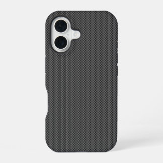Funda Para iPhone 16 Base de fibra de carbono negro