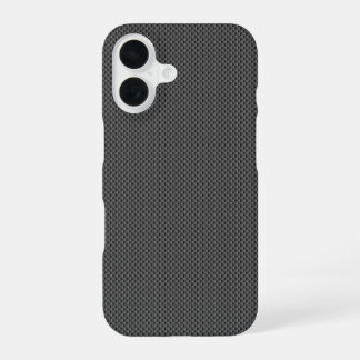 Funda Para iPhone 16 Base de fibra de carbono negro