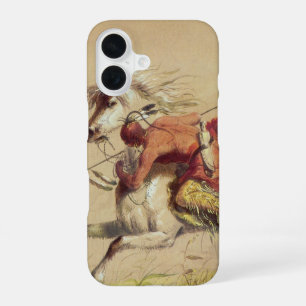 Funda Para iPhone 16 Batalla de Blue Water Creek por Alfred Jacob Mille