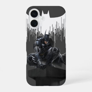 Funda Para iPhone 16 Batman encaramado en un pilar