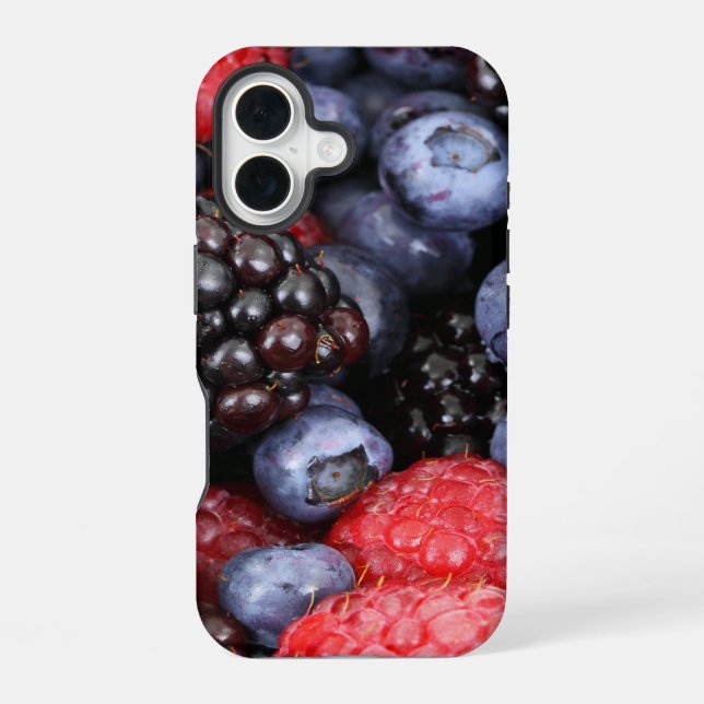 Funda Para iPhone 16 Bayas de Verano (Reverso )