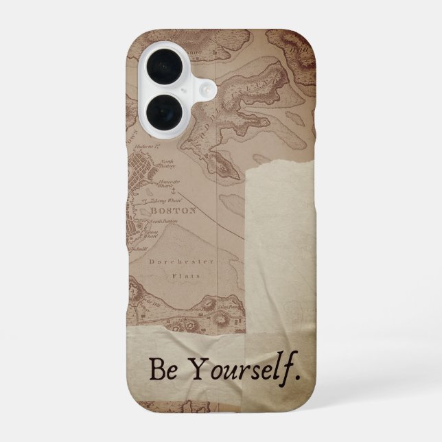 FUNDA PARA iPhone 16 "BE YOURSELF" IPHONE 16 CASE (Reverso )