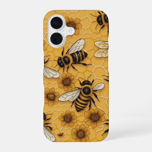Funda Para iPhone 16 Bee (Reverso )