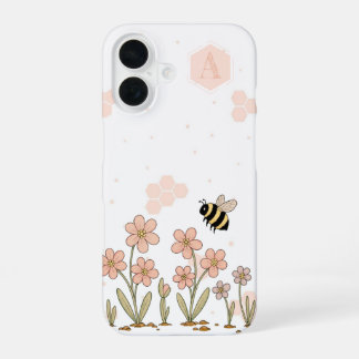 Funda Para iPhone 16 Bee Happy Garden