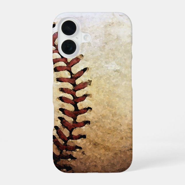 Funda Para iPhone 16 Béisbol (Reverso )