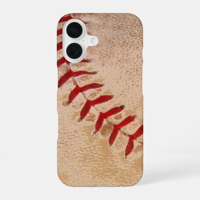 Funda Para iPhone 16 Béisbol (Reverso )