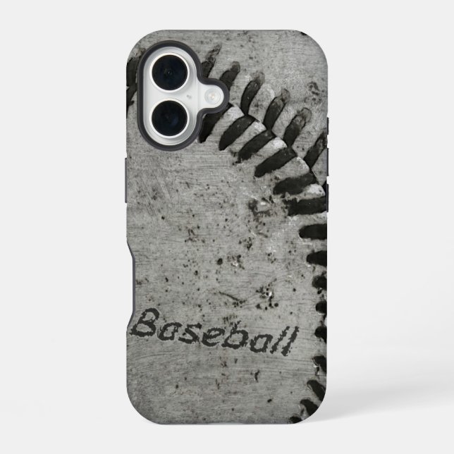 Funda Para iPhone 16 Béisbol (Reverso )