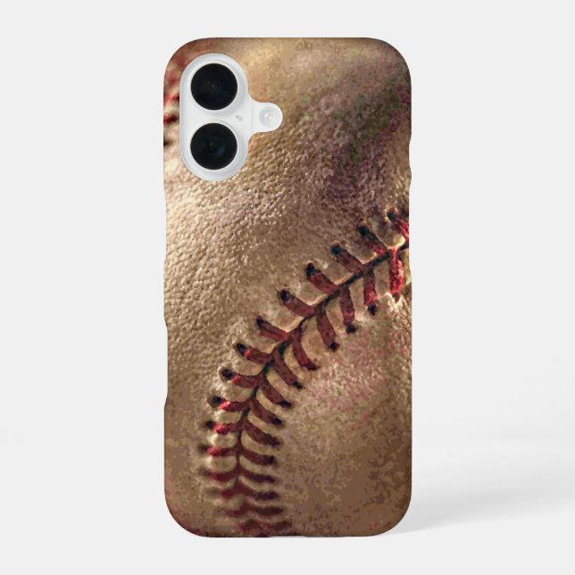 Funda Para iPhone 16 Béisbol (Reverso )