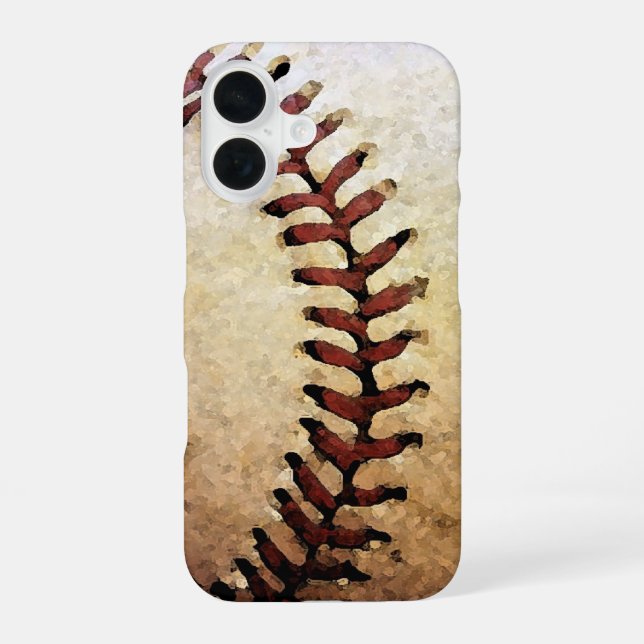 Funda Para iPhone 16 Béisbol (Reverso )