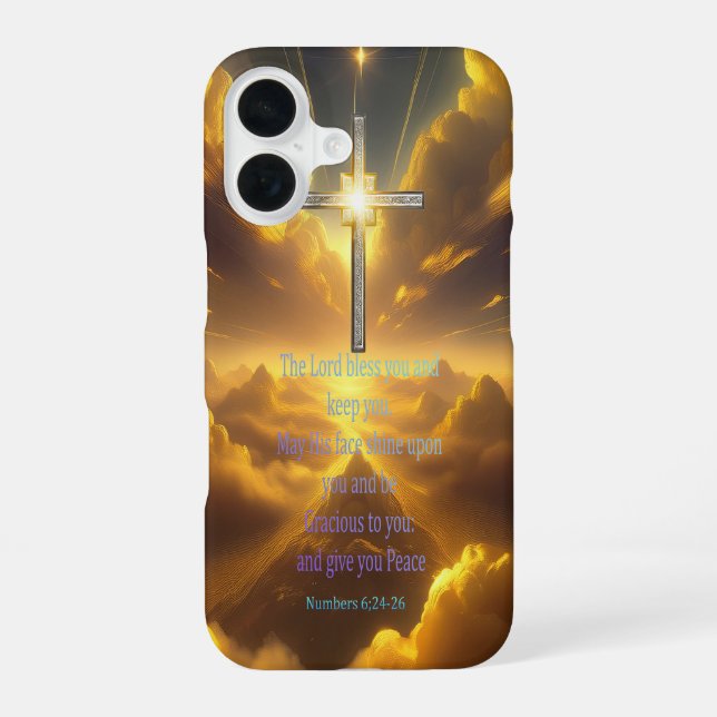 Funda Para iPhone 16 Bendición (Reverso )