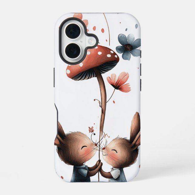 Funda Para iPhone 16 Besos confitados - Estuche para teléfono de amor C (Reverso )