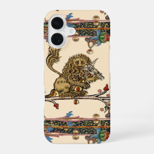 Funda Para iPhone 16 BESTIARIO MEDIEVAL HACIENDO MÚSICA Violinista León